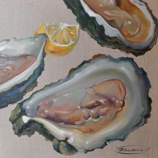 Oysters with Lemon