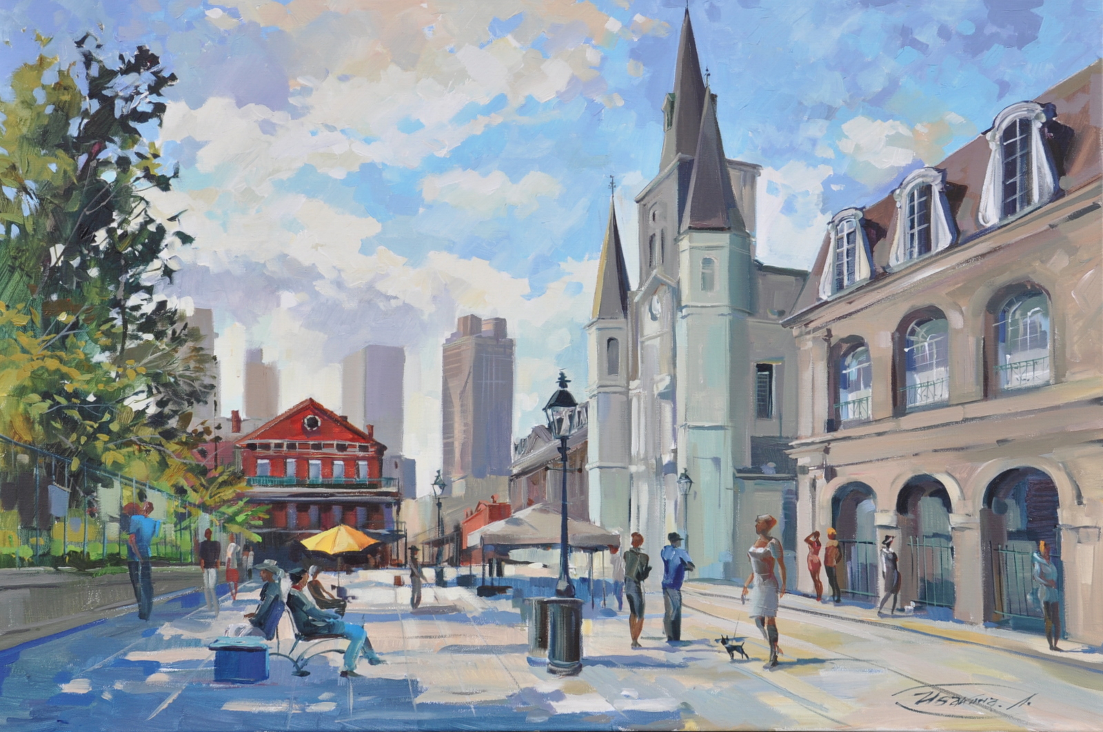 Jackson Square, View from St. Ann Street